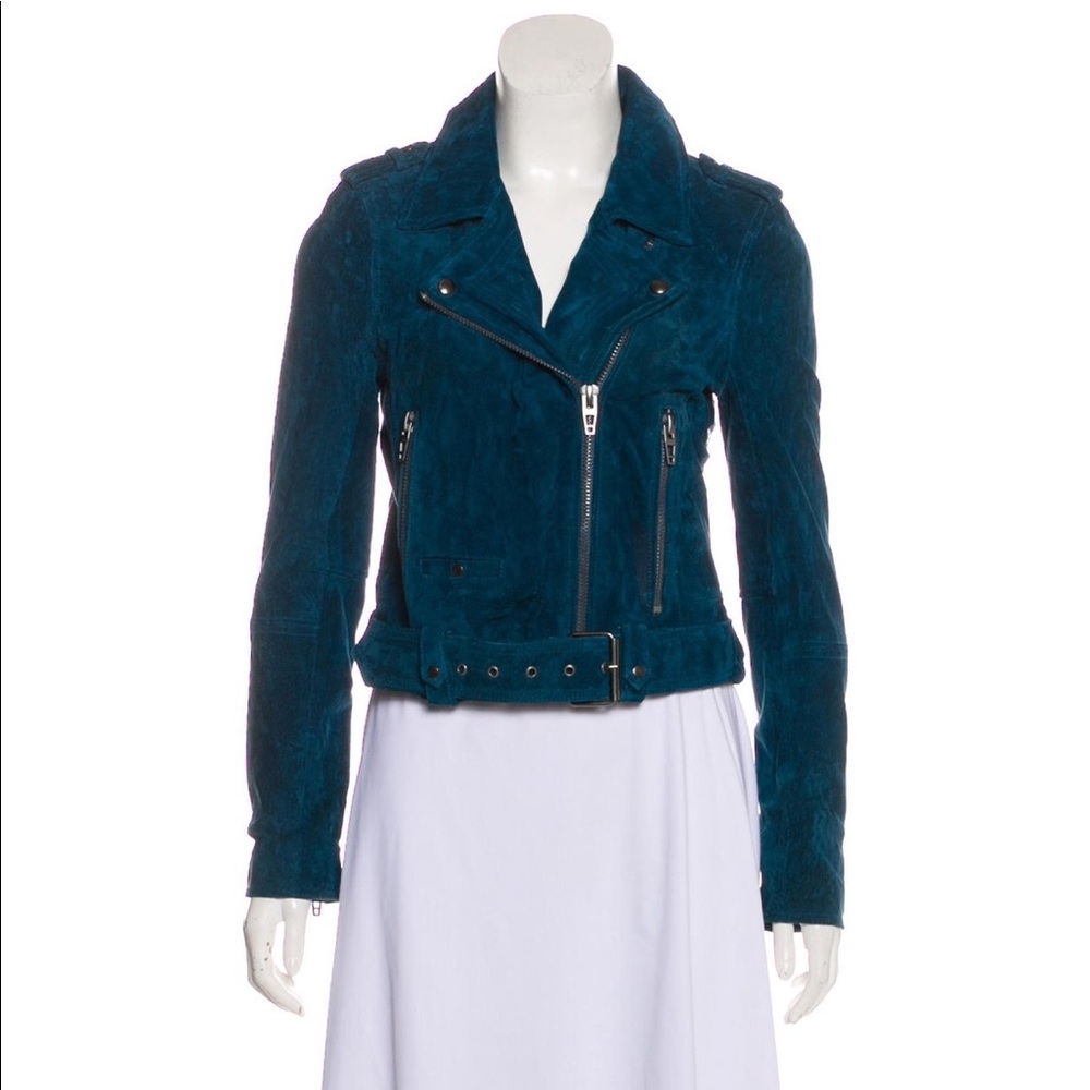 BlankNYC Suede Moto Jacket In Teal!
